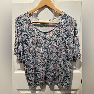 Gently used Loft butterfly blouse